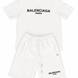 Compleu de vară premium Balenciaga (set tricou și pantaloni scurți)
