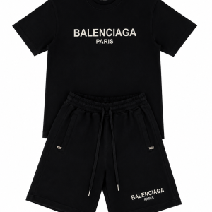 Compleu de vară premium Balenciaga (set tricou și pantaloni scurți)