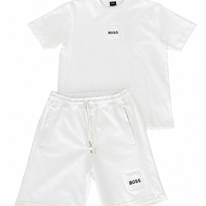 Compleu de vară premium Boss (set tricou și pantaloni scurți)