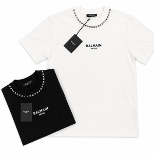 Tricou premium Balmain Alb