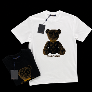 Tricou Louis Vuitton cu imprimeu „Teddy Bear”